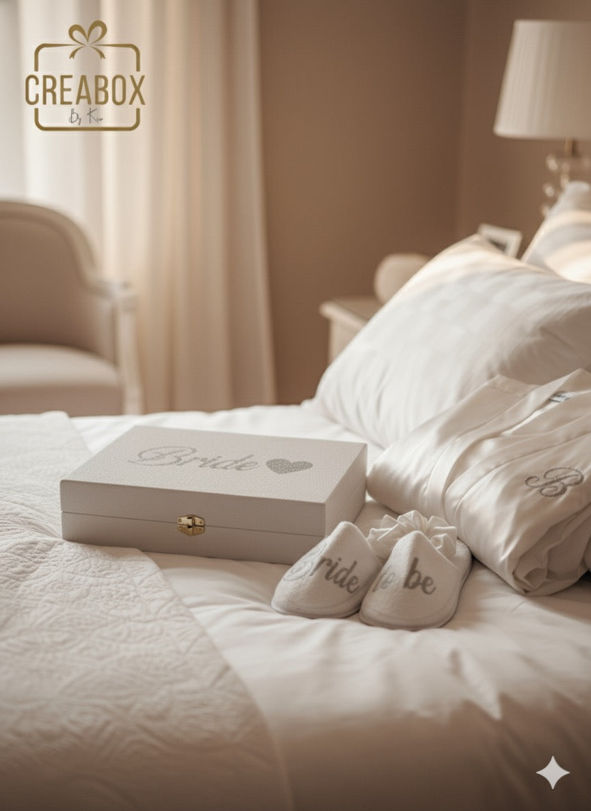 Box Cadeau Mariée Personnalisée Dakar | Coffret Luxe Soie