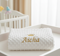 Couverture bébé avec broderie personnalisée