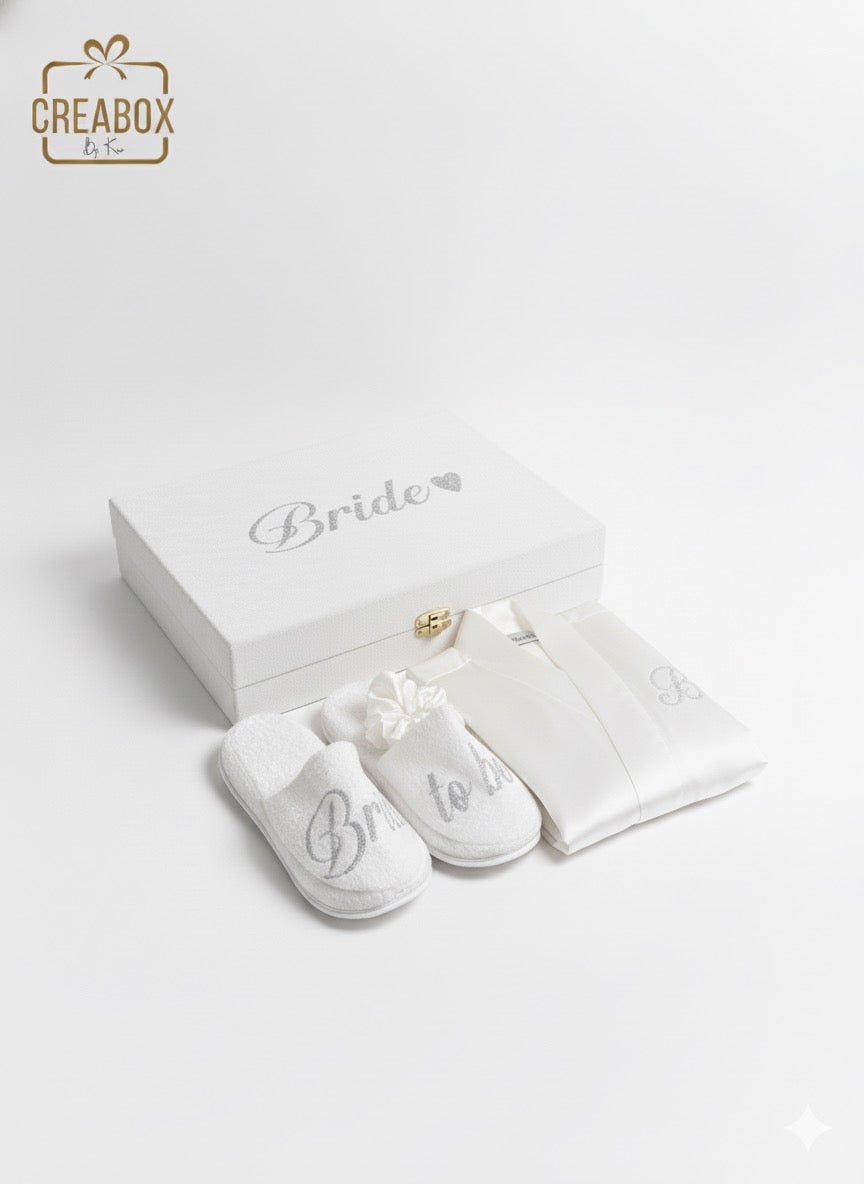 Box Cadeau Mariée Personnalisée Dakar | Coffret Luxe Soie