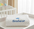 Couverture bébé avec broderie personnalisée