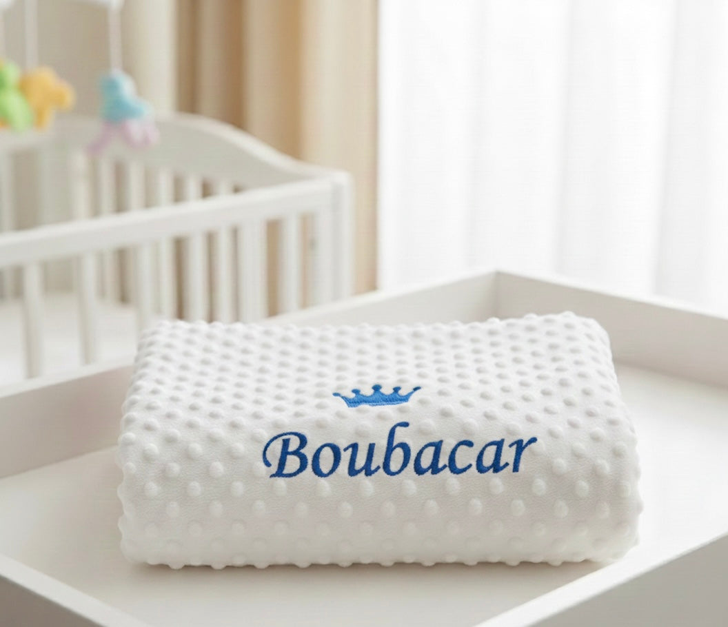 Couverture bébé avec broderie personnalisée