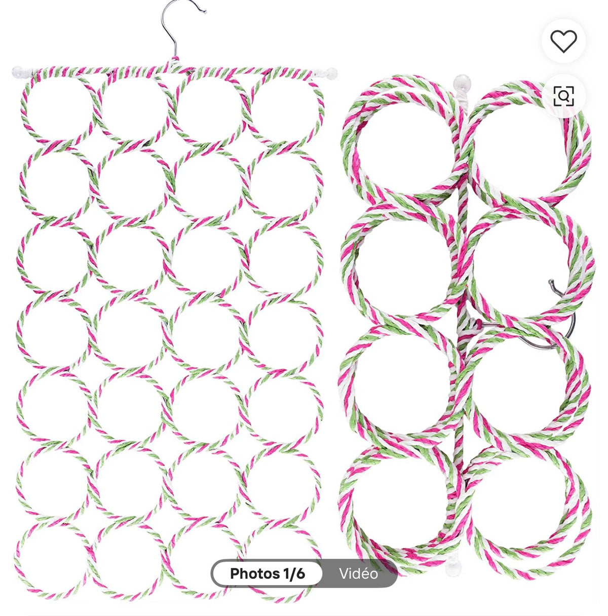 Organisateur de foulard hijab