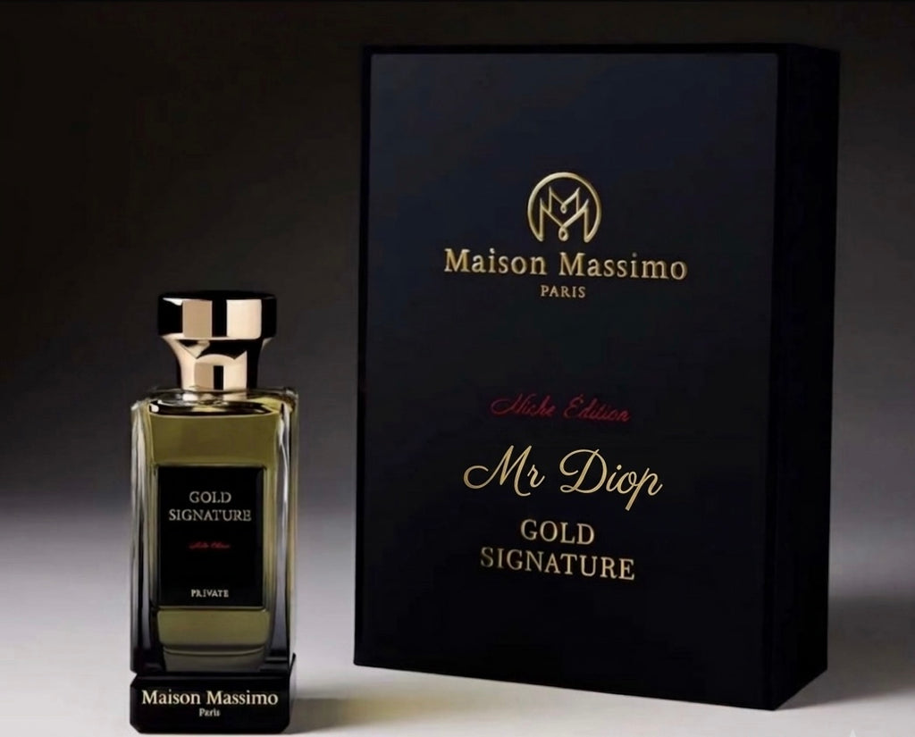 Parfum maison Massimo 🇫🇷 Paris Gold Signature + boîte personnalisée