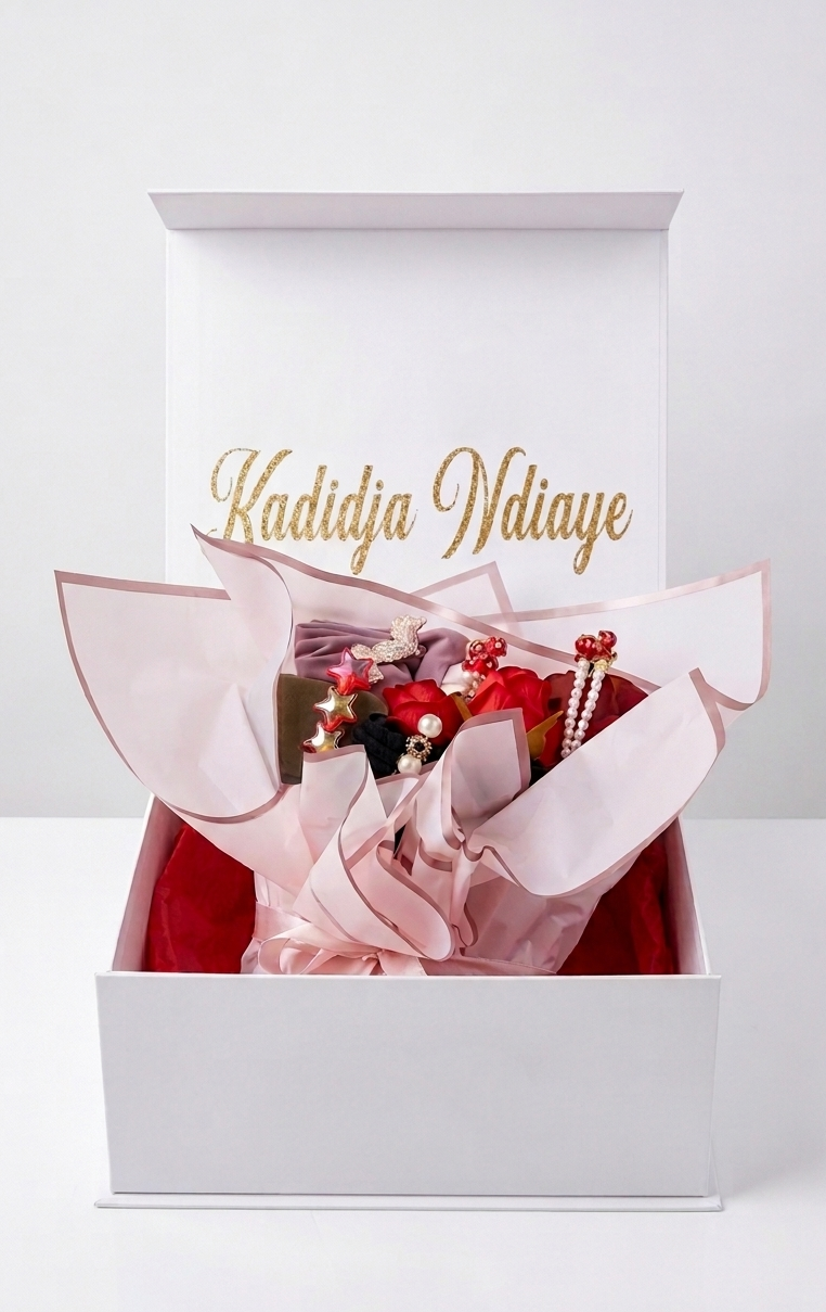 Bouquet Foulard Jersey Personnalisé made in Turquie