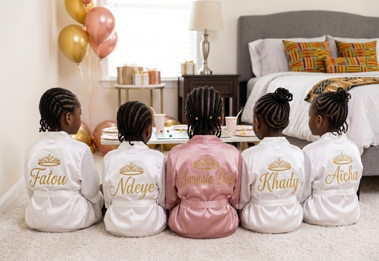 Peignoir enfant personalise