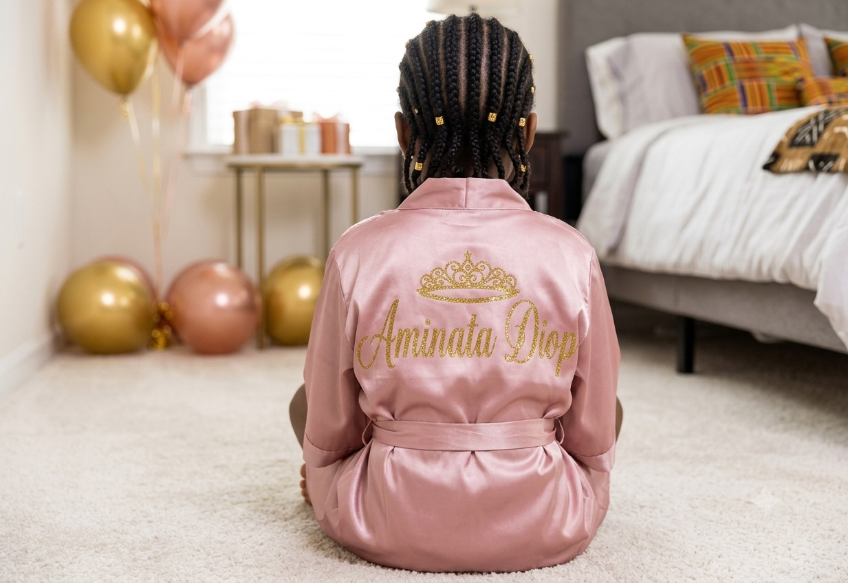Peignoir enfant personalise