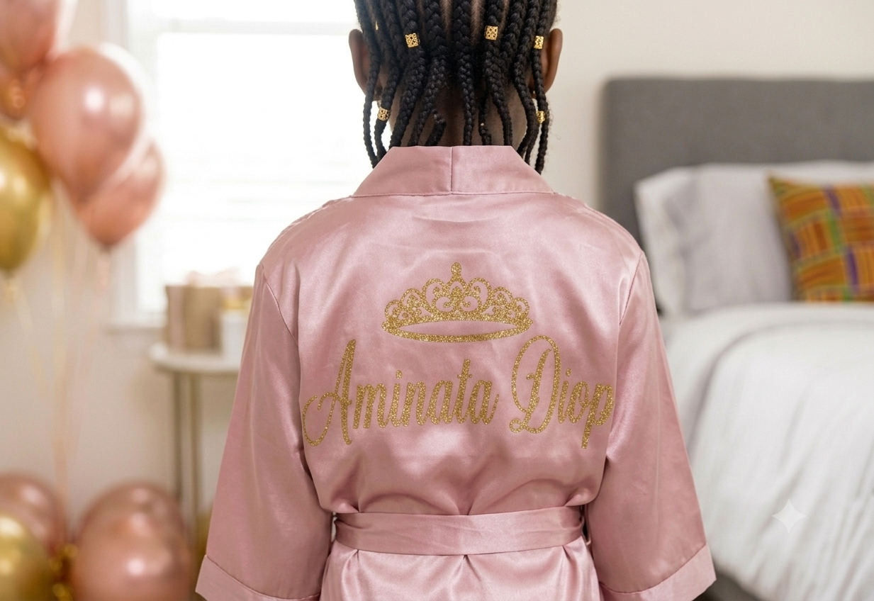 Peignoir enfant personalise