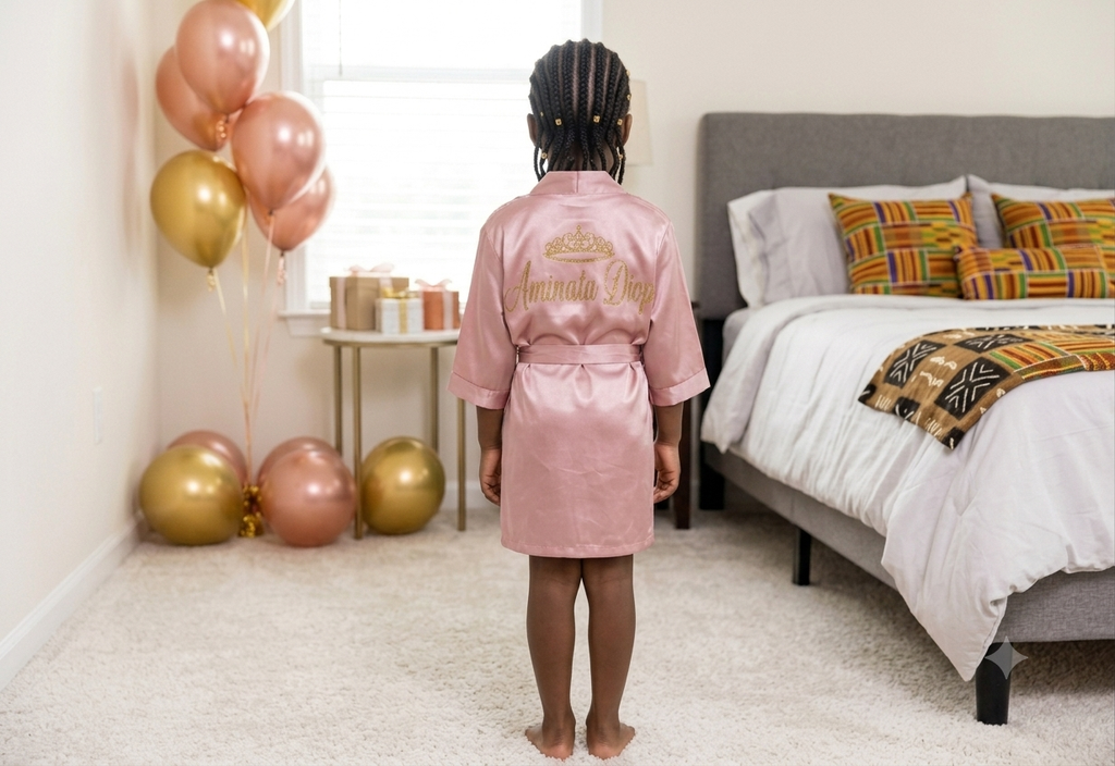 Peignoir enfant personalise