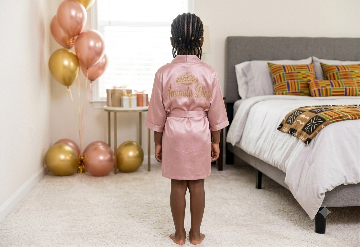 Peignoir enfant personalise